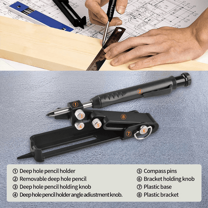 Multifunctional Construction Pencil Tool