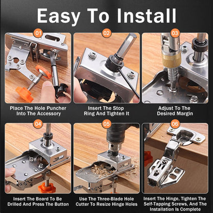 Woodworking 35mm Hinge Boring Jig